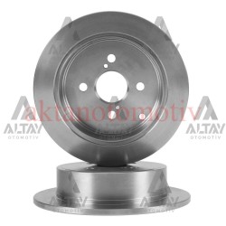 FREN DİSKİ COROLLA 02-06 / VERSO 03-06 / BENZİNLİ ARKA DÜZ 258-4 KAPLAMALI